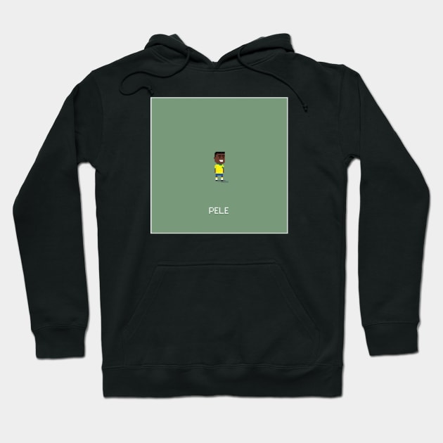 Pele 8bit Hoodie by Roti Kodok Art